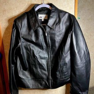 St.John's Bay Black Leather Jacket